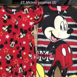 2T: Mickey pajamas, set of 2